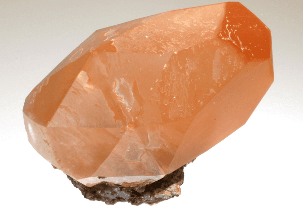 Example of a natural Orange Calcite mined in China