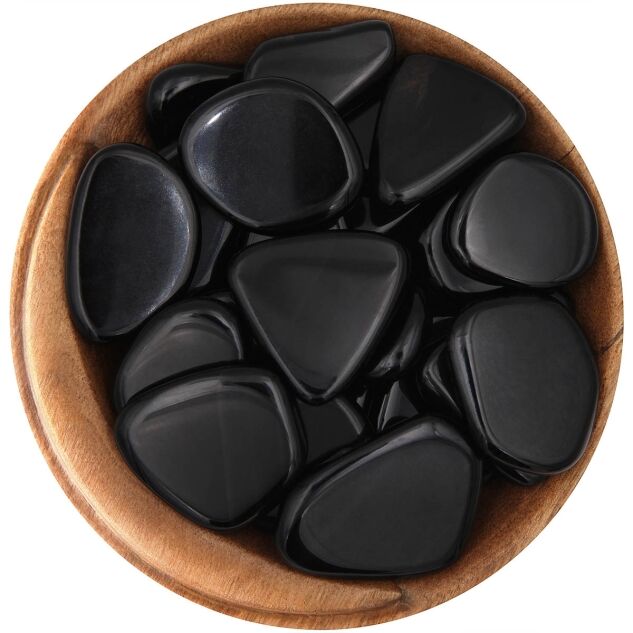 Apache Tear Obsidian (Slice)