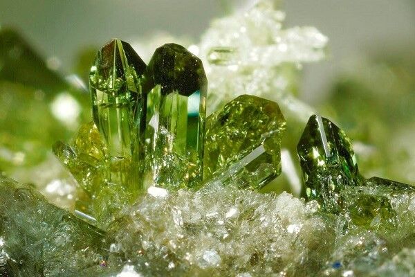 Example of a natural Diopside mined in Italy