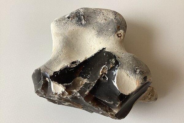Example of a natural Flint mined in Great Britain