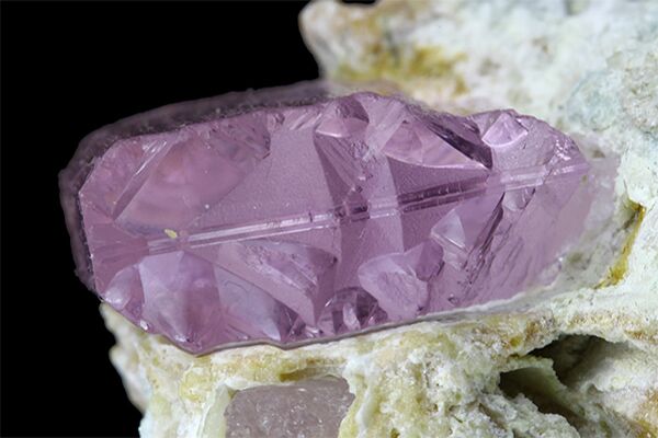 Example of a natural Kunzite mined in Afghanistan
