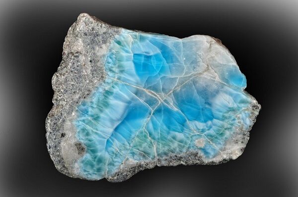 Example of a natural Larimar mined in Larimar