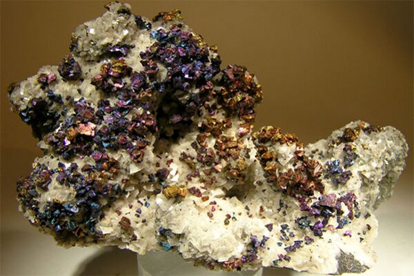 Example of a natural Peacock Ore mined in USA