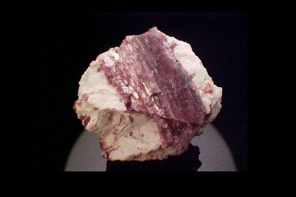 Example of a Tourmaline Lepidolite mined in Madagascar