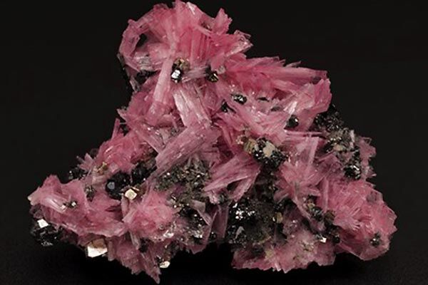 Example of a natural Rhodonite mined in Peru