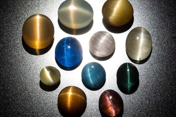 Cat’s Eyes Example of a natural Cat's Eyes mined in Sri Lanka