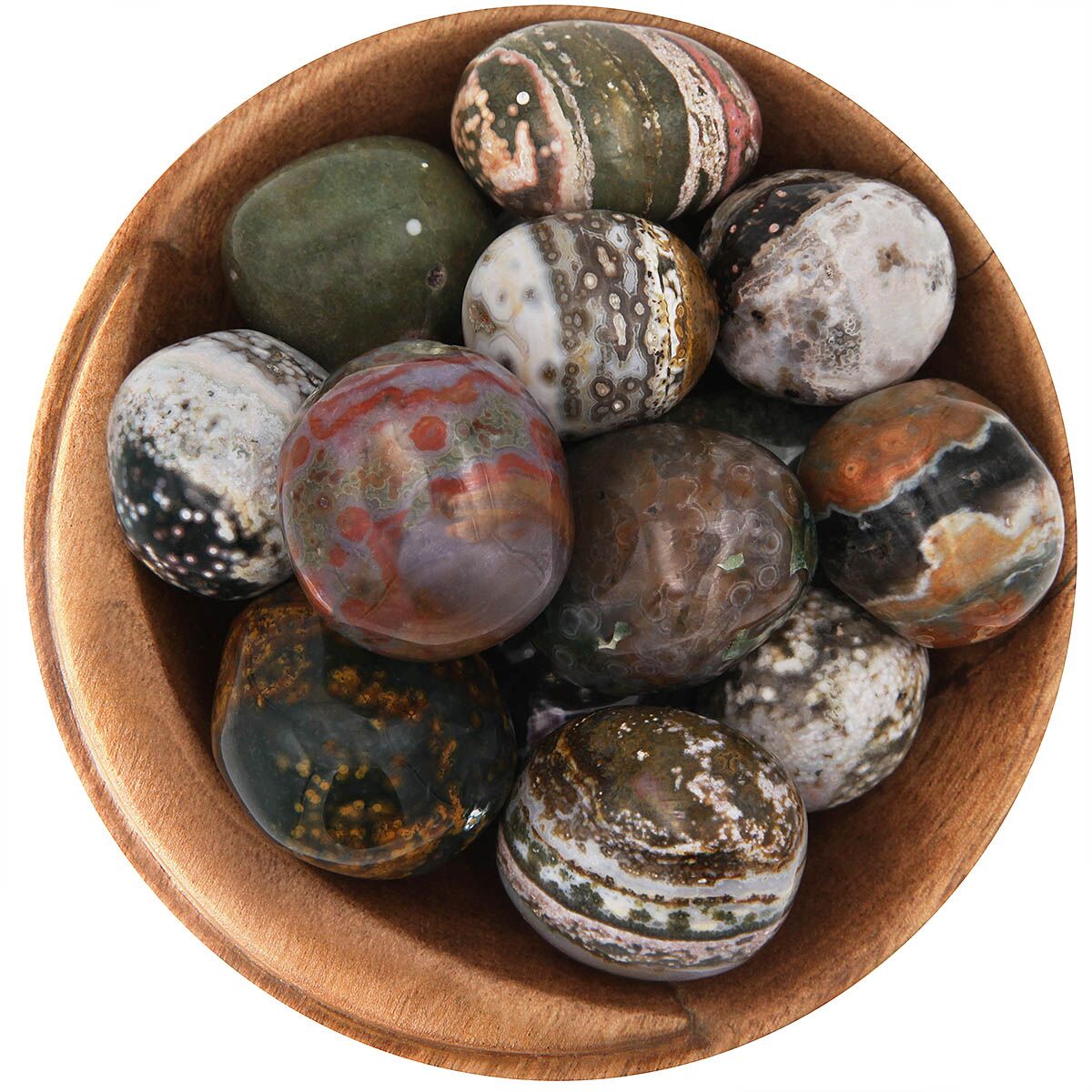 Ethical Tumbled Ocean Jasper
