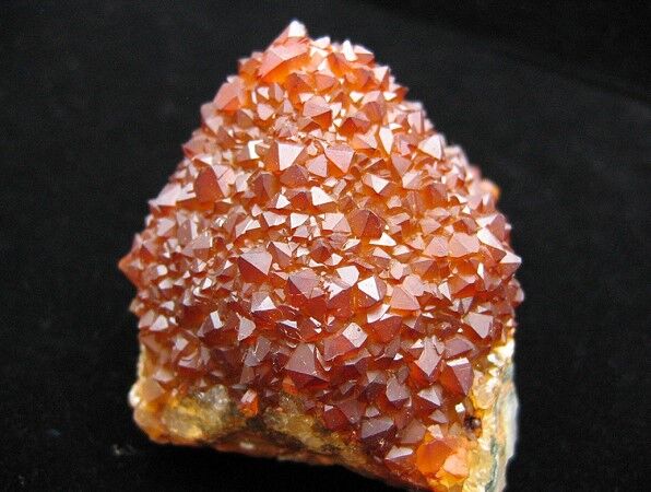 Natural Red Quartz colored by hematite inclusions