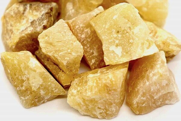 Example of a natural Yellow Aventurine mined in India