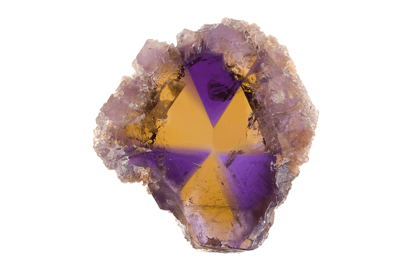 Example of a natural Ametrine mined in Bolivia