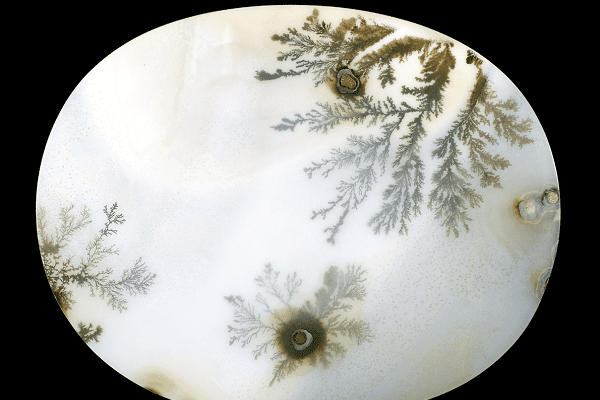 Example of a natural Dendritic Agate mined in India