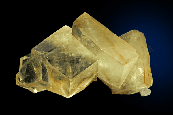 Example of a natural Gold Calcite mined in India