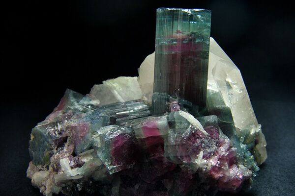 Example of a natural Watermelon Tourmaline mined in Brazil