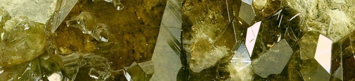 Close up of natural Andradite Garnet
