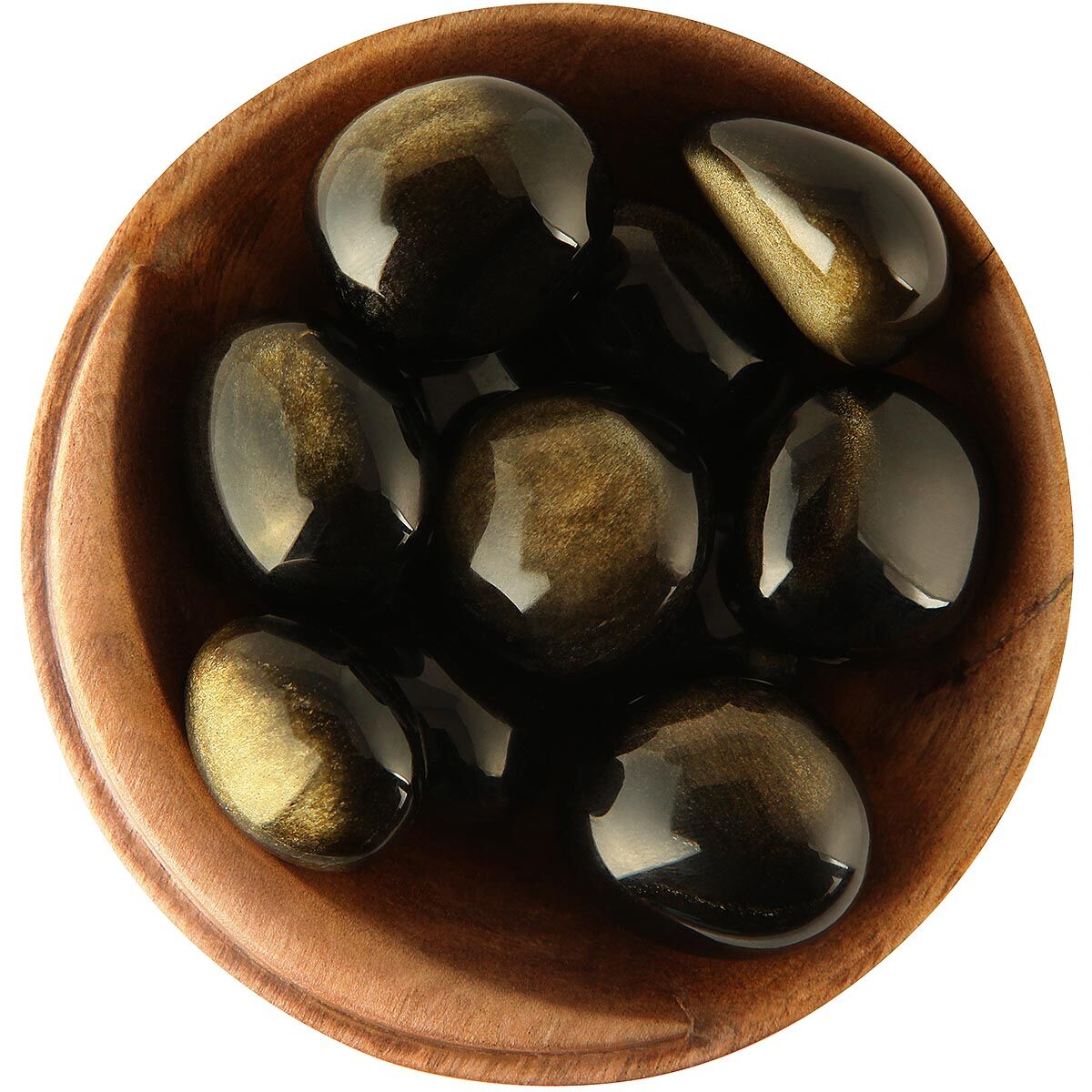 Tumbled Gold Sheen Obsidian - AAA Quality - Fair Trade